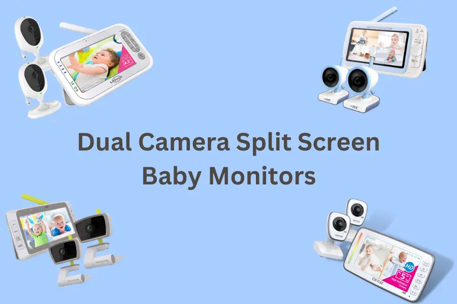 best dual camera split screen baby monitors