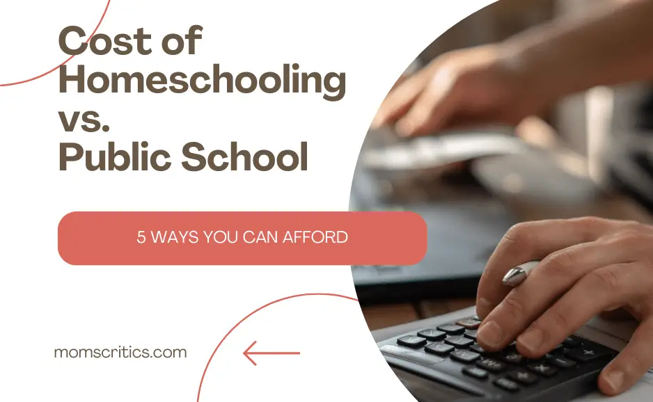 cost of homeschooling vs public school